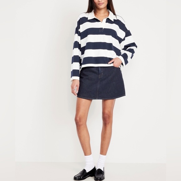 High-Waisted OG A-Line Mini Skirt - Picture 2 of 8